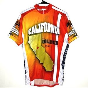 California Golden State Printed Biker Shirt Size L